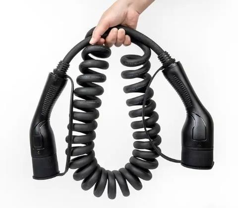 Cavo di prolunga di ricarica EV tipo 2 OEM / ODM portatile 16A trifase