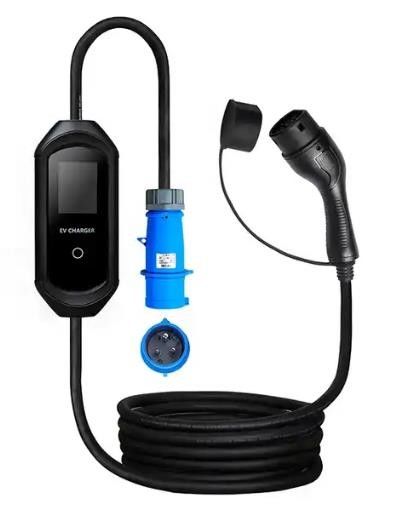 IP55 Tipo 2 Caricabatterie per veicoli elettrici portatili 3.5KW 7KW per la casa Leggera Facile installazione