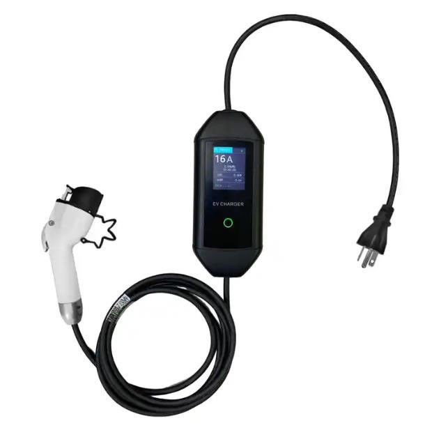 3.5KW 7KW caricabatterie per veicoli elettrici portatili per uso domestico di tipo 1 SAE J1772 IP54 Livello di protezione