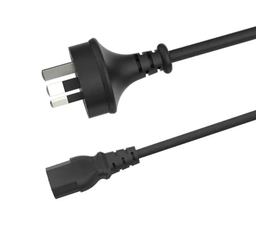 OEM Australian AC Power Cords PVC Isolato Cavo di estensione SAA da 0,75 mm