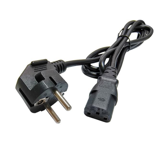 Cavo di alimentazione Black America Cavo di alimentazione per laptop da 1,5 m a 3 pin