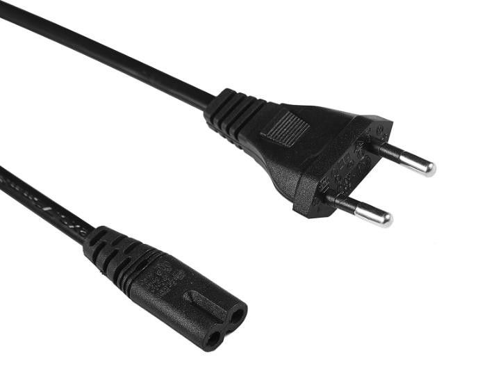 Cavo di alimentazione Black America Cavo di alimentazione per laptop da 1,5 m a 3 pin