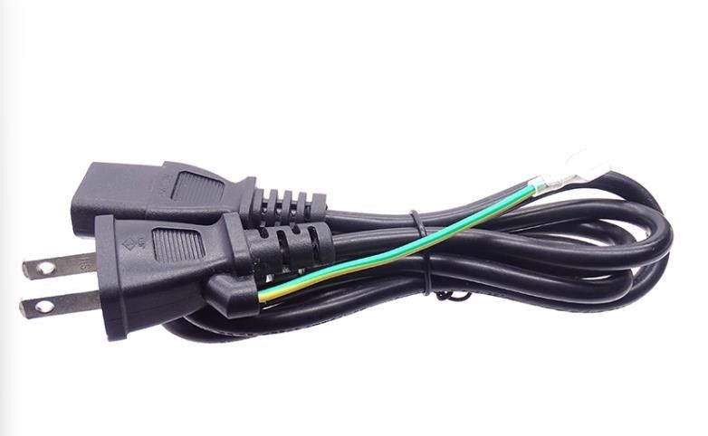Cavi di alimentazione internazionali da 6 piedi Cavi di alimentazione giapponesi da 125 V a 2 pin