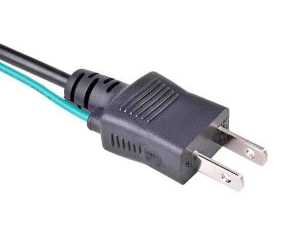 Cavi di alimentazione internazionali da 6 piedi Cavi di alimentazione giapponesi da 125 V a 2 pin