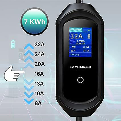 GBT 200-250V Livello 2 3.5KW 7KW caricabatterie portatili a prova di polvere 5M 7M 10M cavo