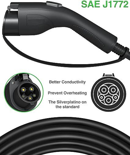 3.5KW 7KW caricabatterie per veicoli elettrici portabile di livello 1 caricabatterie per veicoli elettrici 32 ampere
