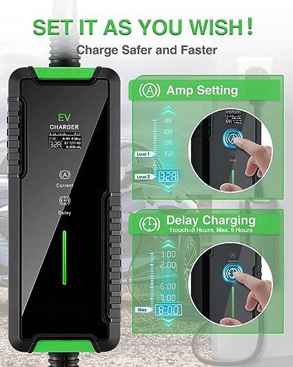 3.5KW 7KW caricabatterie per veicoli elettrici portabile di livello 1 caricabatterie per veicoli elettrici 32 ampere