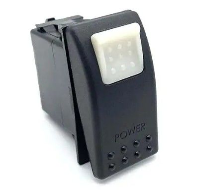 Dc 24v 10a 20a Safety Rocker Switch Auto Barca Marina Toggle Stampa Laser 12v