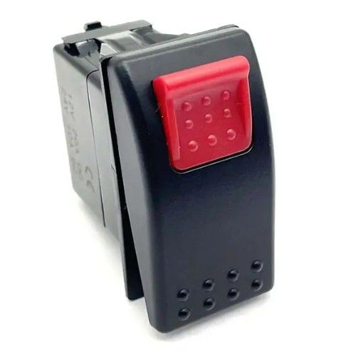 Dc 24v 10a 20a Safety Rocker Switch Auto Barca Marina Toggle Stampa Laser 12v