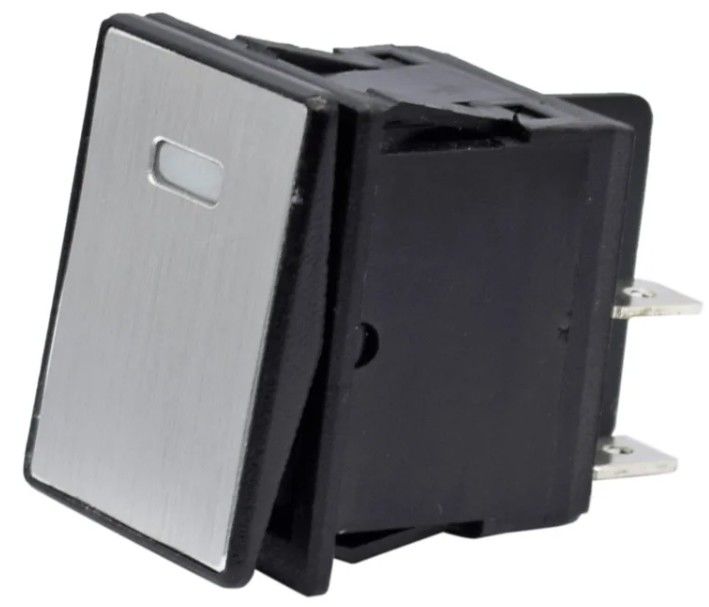 DC 12V 20A pulsante LED pannello di metallo in alluminio 4PIN ON OFF Rocker Switch per auto barca RV