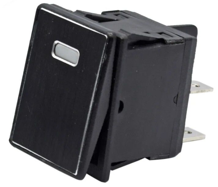 DC 12V 20A pulsante LED pannello di metallo in alluminio 4PIN ON OFF Rocker Switch per auto barca RV