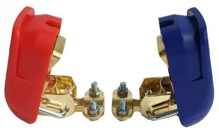 1 coppia 12V auto a rilascio rapido batteria disconnettere terminali pinze connettori porta fusibili in linea automotive