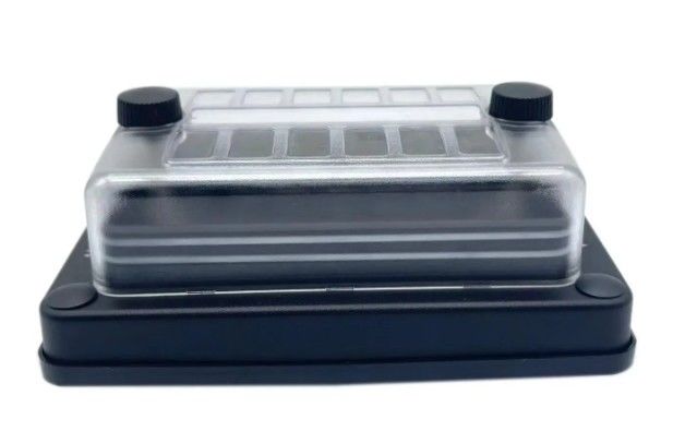 Auto ATO ATC Fuse Box impermeabile 12 Circuito Fuse Holder Adesivo Etichetta 12 In 12 Out Per Autobus