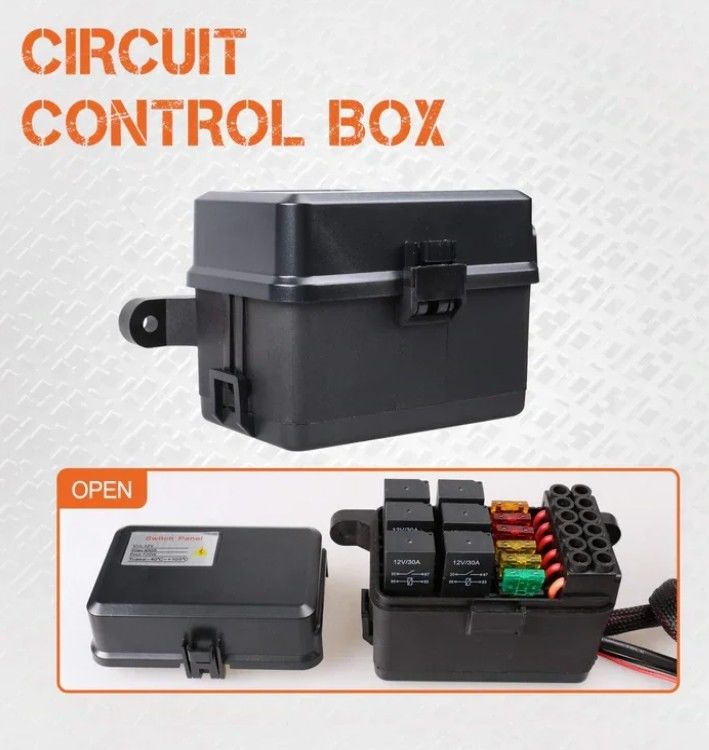 6 Gang 12V Led Switch Panel Kit RGB Automatico Dimmabile Universal Light Bar Controller Con APP