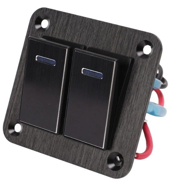 Pannello di commutazione toggle, pannello di commutazione rocker impermeabile universale UTV barca piccolo rotolo commutazione rocker