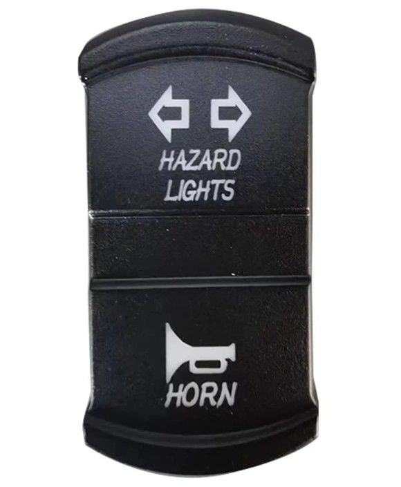 New Style Custom DIY Icon DC 12V 7Pin ON-OFF LED Blue Light Turn Signal Rocker Switch per auto 4X4 Barche camion