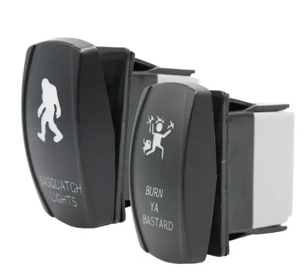 12V 24V OEM simbolo personalizzato Marine Led impermeabile 24 Volt Marine 4 Pin 5Pin Onoffon Rocker Switch