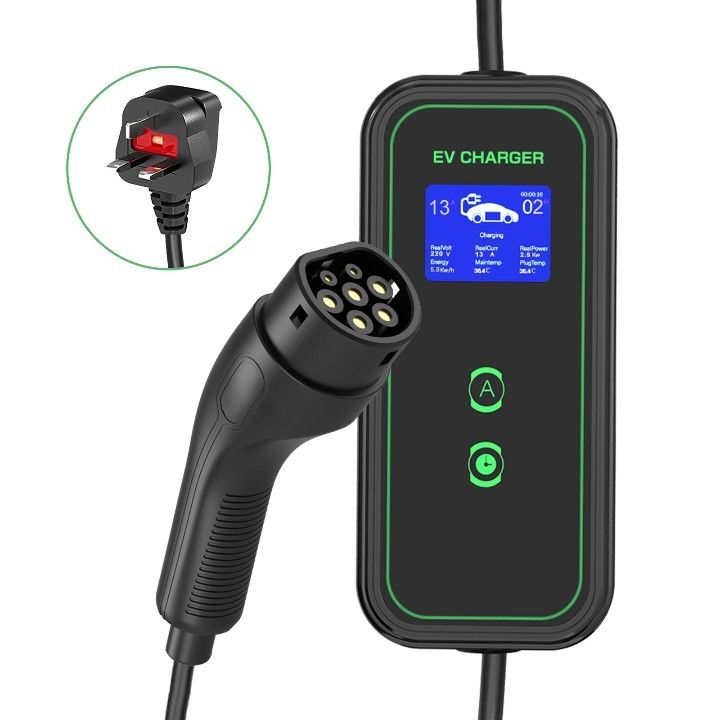 3.5KW 7KW 11KW Spina standard europea Type2 Cavo di ricarica CA portatile Caricatore portatile per casa EV 7KW Giacca Tpe