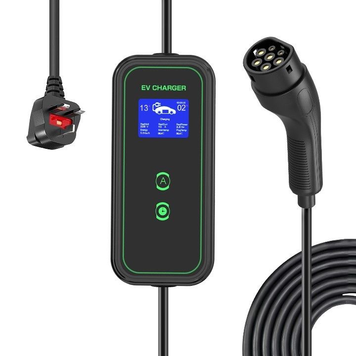 3.5KW 7KW 11KW Spina standard europea Type2 Cavo di ricarica CA portatile Caricatore portatile per casa EV 7KW Giacca Tpe