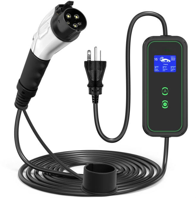Tipo 1 SAE J1772 16A 32A 40A caricabatterie EV portatile con certificazione UL&CE&FCC&ROHS