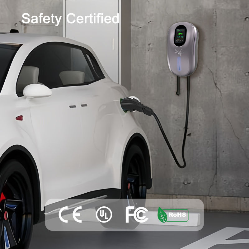 J1772 Caricabatterie per veicoli elettrici a parete 11 kW Wallbox Caricabatterie per auto elettriche tipo 1