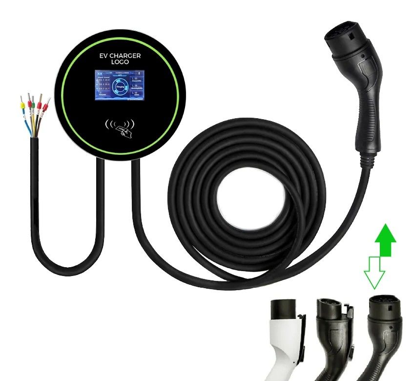 7kw 11kw 22kw caricabatterie elettriche tipo 2 Wallbox Stazioni di ricarica veloci per veicoli elettrici