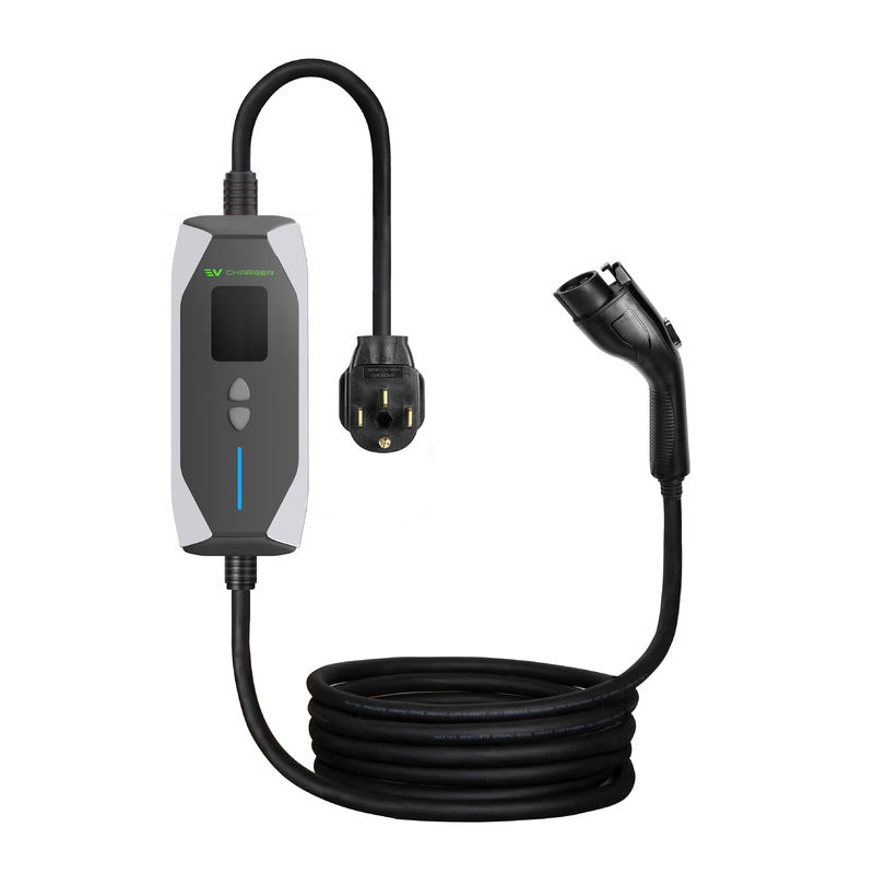 Caricabatterie EV portatile di emergenza da 7KW Caricatore EV New Energy di tipo 2 da 0,96 pollici