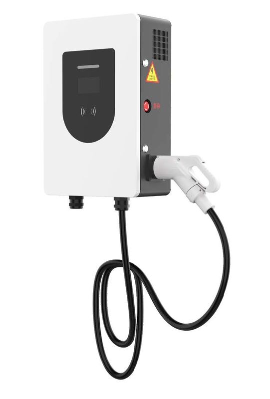 30kW IP54 CCS caricabatterie elettriche a corrente continua montate a parete 4G Ethernet 5M CHAdeMO Stazione di ricarica elettrica a corrente continua