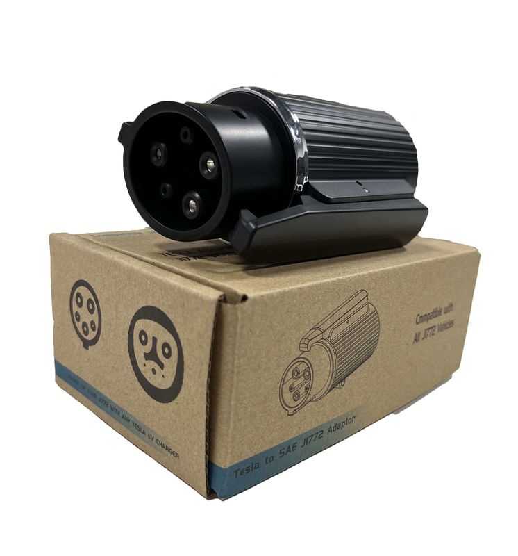 240v Tipo 1 Adattatore per Tesla 60a J1772 Adaptatore portatile per caricabatterie per auto Tesla