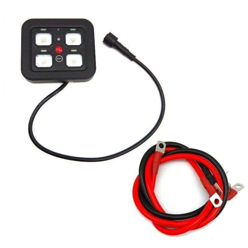 4 pannelli di commutazione per veicoli a motore per display RGB dimmabile a LED