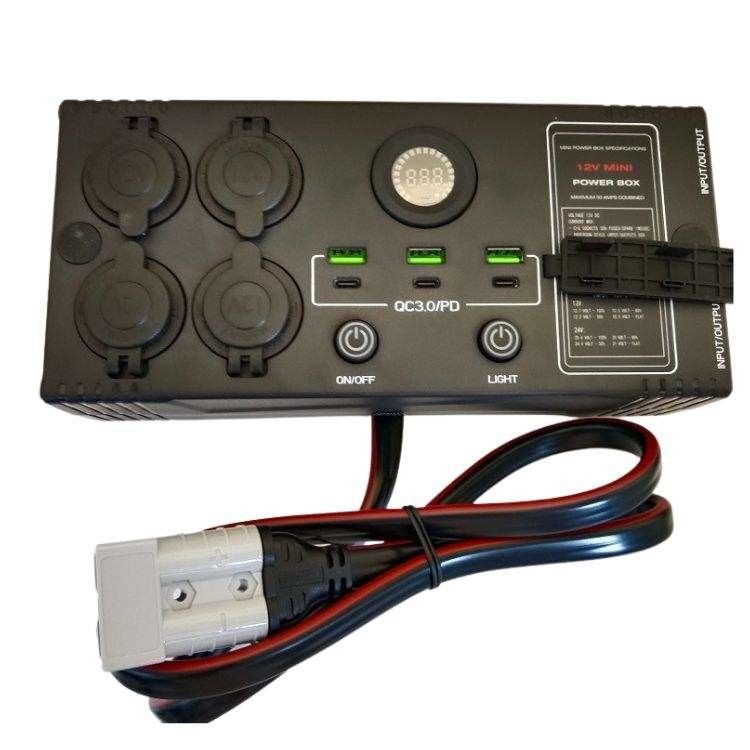 Portatile USB QC3.0 PD Switch Control DC DC Charger Mini Power Box Con Control Box