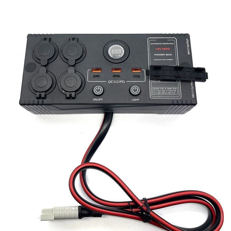 Portatile USB QC3.0 PD Switch Control DC DC Charger Mini Power Box Con Control Box