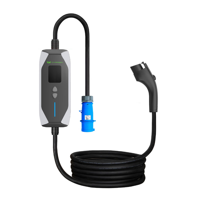 40A 9KW Potable EVSE Fast Charger Tipo 1 EV Car Outdoor Charger Potable EV Charger Con cavo 5M