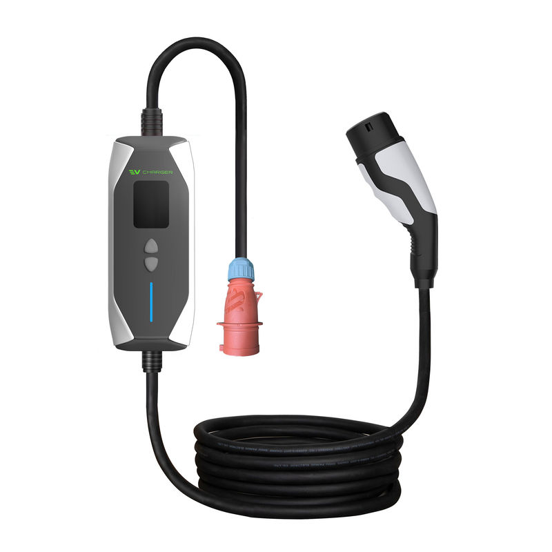 OEM ODM GBT 32A 7KW Potable Car Electric Fast Charger Outdoor Charger 1 Phase Potable EV Charger con cavo 5M