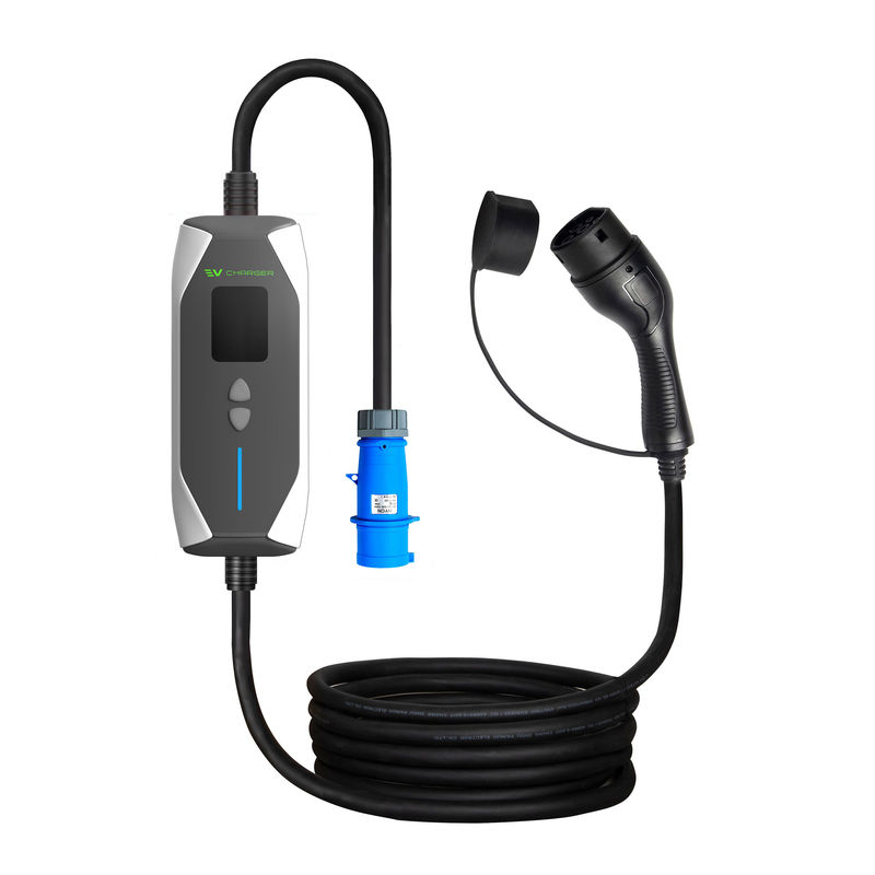 OEM ODM GBT 32A 7KW Potable Car Electric Fast Charger Outdoor Charger 1 Phase Potable EV Charger con cavo 5M