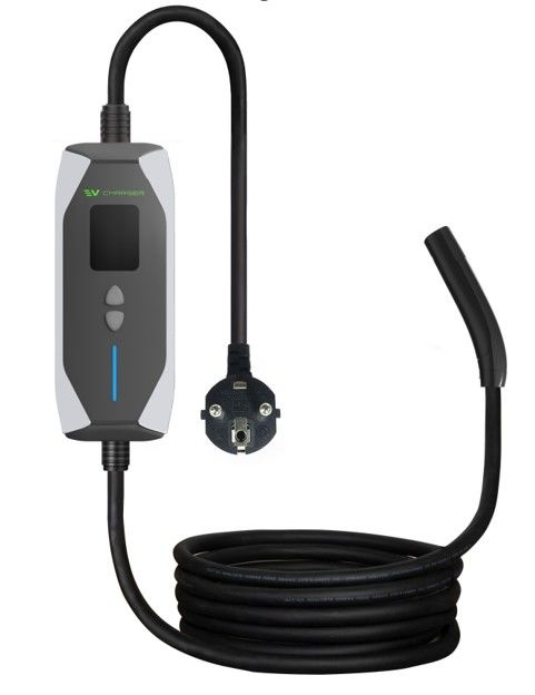 Display LCD portatile Tesla NACS 16A 32A Stazione di ricarica rapida per auto elettrica Caricabatterie EV portatili