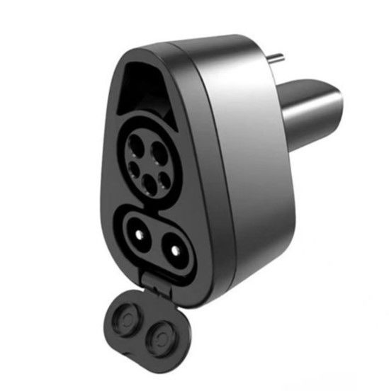 Carica rapida a corrente continua J1772 CCS1 ad adattatore di ricarica per veicoli elettrici Tesla per Tesla Model S/X/3/Y
