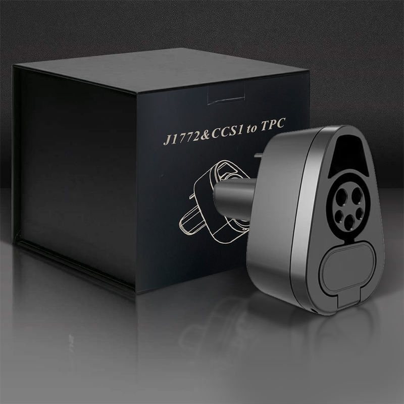 Carica rapida a corrente continua J1772 CCS1 ad adattatore di ricarica per veicoli elettrici Tesla per Tesla Model S/X/3/Y