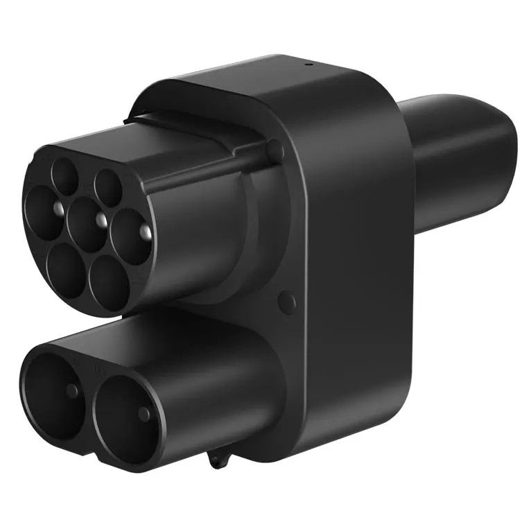 Europa CCS2 a Tesla carica auto elettrica CCS2 adattatore CC per TESLA AC+DC