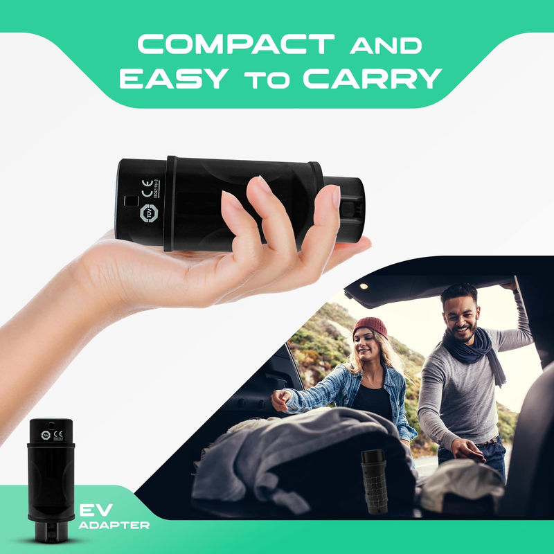 EV Adapter EV Charger SAE J1772 Tipo 1 a IEC 62196 Tipo 2 Compatibile con il connettore di ricarica TYPE 1