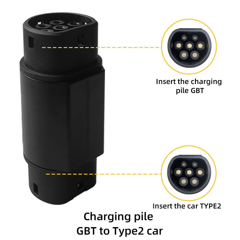 IEC 62196 EV Adapter 200A max Ev Ricarica GBT al connettore di tipo 2