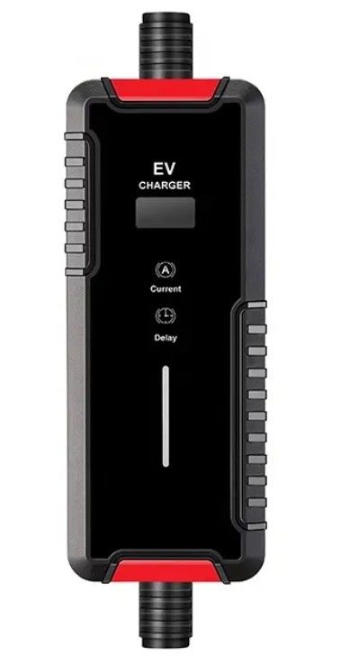 Caricabatterie elettriche veloci di alta qualità tipo 2 8-32a caricabatterie portatili con schermo regolabile